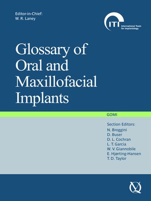 cover image of GOMI, Glossary of Oral and Maxillofacial Implants